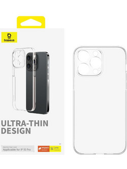 Baseus Phone Case for iPhone 15 Pro OS-Lucent Series Clear (P60157204203-01) (BASP60157204203-01)