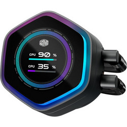 Cooler Master Flex-Kit: LCD (5.33 cm (2.1 Zoll) schwarz, LCD-Display fur Echtzeitstatistiken und grafische Darstellung)