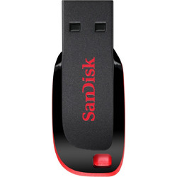 Sandisk Cruzer Blade 16GB USB Stick 2.0 με USB-A Μαύρο