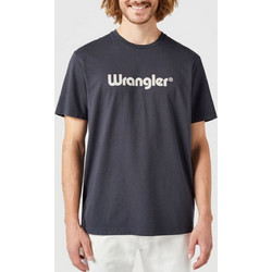 WRANGLER LOGO TEE 112350526-BLACK Black