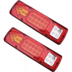 Σετ Φώτα Φορτηγού LED 24V 2τμχ W10637-1