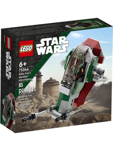 Lego Star Wars Boba Fett's Starship Microfighter για 6+ Ετών 75344