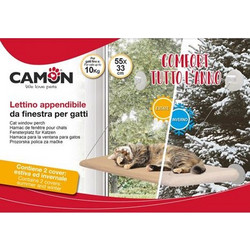 Camon Cat Perch Με Βεντούζες Και 2 Καλύμματα 55x33cm
