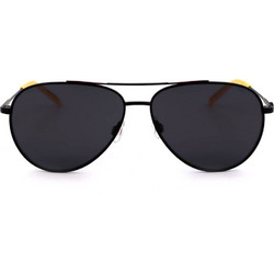 Missoni MMI 0078/S E7Q/IR Γυναικεία Γυαλιά Ηλίου Aviator Μεταλλικά Μαύρα με Μαύρο Polarized Φακό