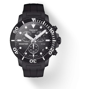 Tissot Seastar 1000 Ανδρικό Ρολόι Χρονογράφος με Μαύρο Καουτσούκ Λουράκι T120.417.37.051.02 Tissot Seastar 1000 Ανδρικό Ρολόι Χρονογράφος με Μαύρο Καουτσούκ Λουράκι T120.417.37.051.02