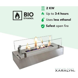 Xaralyn Burner S INOX Καυστήρας Βιοαιθανόλης