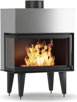 Thermogatz GST 80 Boiler Γωνιακό 02.203.221 Ενεργειακό Τζάκι