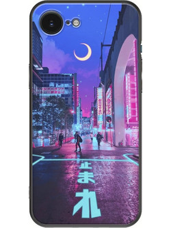 Θήκη Tokyo By Night iPhone 17e Black TPU (Μαύρη Σιλικόνη)