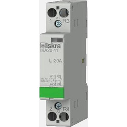 Ρελέ Επαφής Ράγας IKA20-11 20A 230V - Επαφές NO+NC & Ηλεκτρομαγνητικό Πηνίο