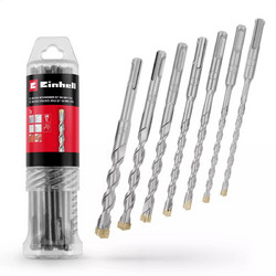 Einhell 49265510 - Σετ 7 τεμαχίων τρυπανιών SDS Plus με σφυρί, 4 τεμαχίων, 160 mm, O 6-14 mm