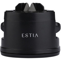 Estia Ακονιστήρι Μαχαιριών Μαύρο Με Βεντούζα Στήριξης