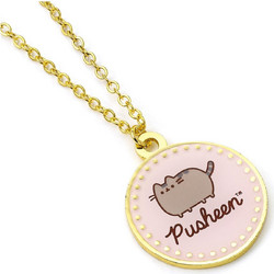 Carat Shop Pusheen - The Cat Pink name Necklace (PTCN0102)
