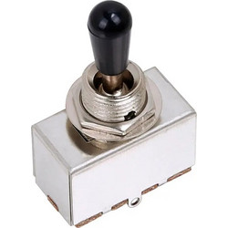 Partsland TTG-NI-BK Toggle Διακόπτης 3 Θέσεων με Μαύρο Knob