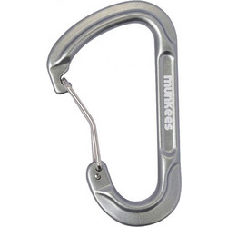 Munkees - Forged D-Shaped Carabiner Grey