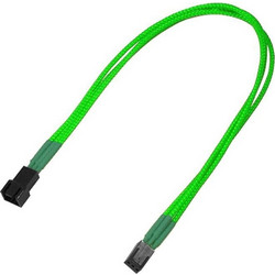 Καλώδιo Nanoxia 3-pin Extension 30 Cm Single Neon-green NX3PV3ENG