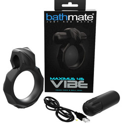 Bathmate Maximus 45 Ελαστικό Δαχτυλίδι Πέους με Δόνηση 4.5cm Μαύρο