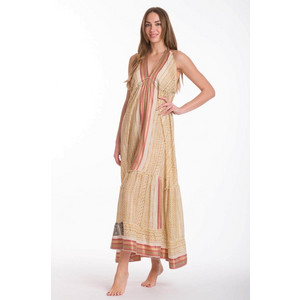 Rima Φόρεμα Boho Μπεζ 3120