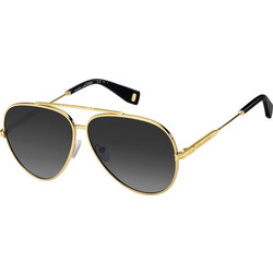 Marc Jacobs MJ1007/S 001/9O Ανδρικά Γυαλιά Ηλίου Aviator Μεταλλικά Χρυσά με Γκρι Degradee Φακό