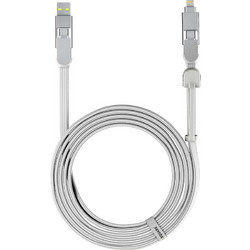 3M USB-A to Lightning Cable 100W Λευκό 3m (XLL02R)