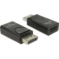 DELOCK αντάπτορας DisplayPort σε HDMI 66234, 4K/30Hz, Passive, μαύρος