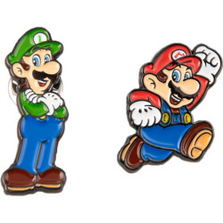 Super Mario Pin Badge 2-Pack