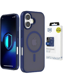 3mk Smoke Magcase Back Cover Blue (iPhone 17)