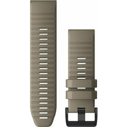 Garmin QuickFit 26mm Λουράκι Σιλικόνης Dark Sandstone (Fenix 6X / 6X Pro / 7X)