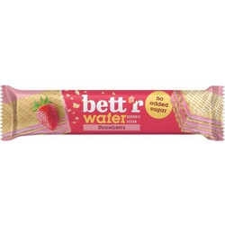 Γκοφρέτα με Φράουλα και Κάσιου Bett'r 30g ΒΙΟ