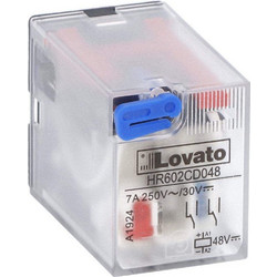 Ρελέ Τύπου Βάσης 8-Πόλων Σειράς HR60 2 C/O 7A 250VAC/30VDC Τάση Πηνίου 48VDC