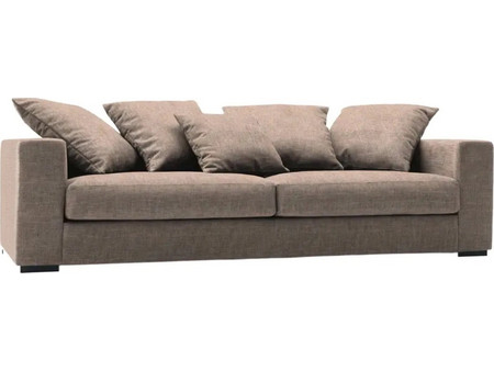 PoliHome Pilo Διθέσιος Καναπές Μπεζ 160x90x90cm 16159709