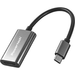 POWERTECH αντάπτορας USB-C σε HDMI PTR-0208, 4K/30Hz, 10 Gbps, γκρι