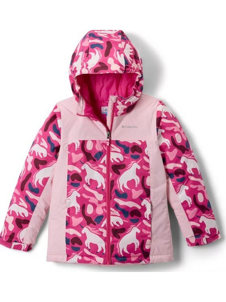 Columbia Horizon Ride(TM) Iv Printed Jacket Red Παδικό Μπουφάν