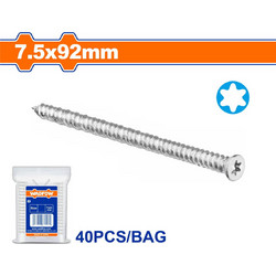 WADFOW Τσιμεντόβιδα TORX γαλβανιζέ 7.5 X 92 40 τεμάχια (WXSN916)