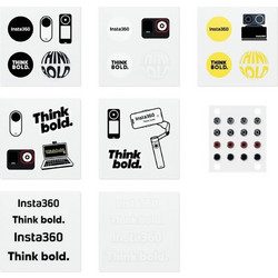 Insta360 Button Sticker Set Tactile Button Stickers Locate Easier Buttons Cinseavr CINSEAVR