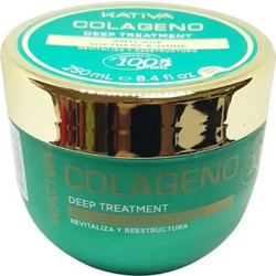 Kativa Collagen Deep Μάσκα Μαλλιών για Επανόρθωση για Ταλαιπωρημένα Μαλλιά 250ml