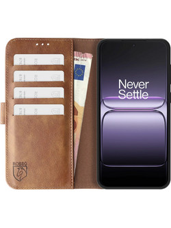 Rosso Element Θήκη Book Flip Case Brown (OnePlus Nord 6)
