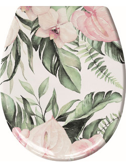 Garden Καπάκι Λεκάνης Οβάλ Πλαστικό Πολύχρωμο 45x37cm 1859148075