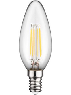 GOOBAY LED λάμπα candle 65390, E14, Filament, 4W, 2700K, 470lm
