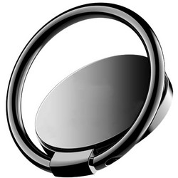 Ring Holder για Κινητού σε Μαύρο Χρώμα Μαύρo Μεταλλικό