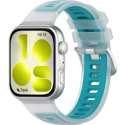 Techsuit W084 Λουράκι Σιλικόνης Turquoise (Huawei Watch Fit 3 / Fit 4 / Fit 4 Pro / Fit 5 / Fit 5 Pro)