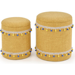 GRADO set of two color: yellow DIOMMI V-CH-GRADO-PUFA-ZOLTY