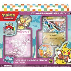 Pokemon TGC Trading Card Games: 2025 World Championship Deck - Jose Cruz Galindo-Resendiz (Dragapult ex) Αγγλικά | Συλλεκτική Τράπουλα 60 Καρτών