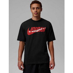 JORDAN Ανδρική κοντομάνικη μπλούζα M J BRK ES SWOOSH 85 SS CRWNike Air Jordan BLACK