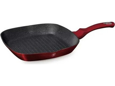 Berlinger Haus BH-1271N Burgundy Metallic Line Σχαροτήγανο Αλουμινίου Αντικολλητικό Μαρμάρινη Επίστρωση 28cm