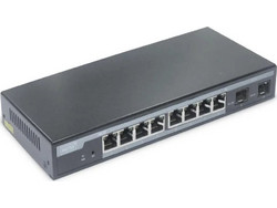 Digitus DN-95344 Managed L2 Switch με 8 Θύρες Ethernet 1000Mbps και 2 SFP θύρες