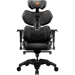 Cougar Terminator Καρέκλα Gaming Δερματίνης με Ρυθμιζόμενα Μπράτσα Μαύρη