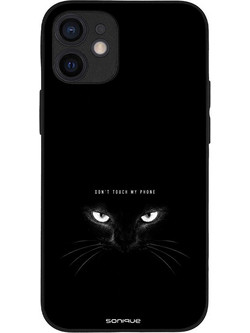 Sonique Men's Edition Back Cover Don't Touch (iPhone 12 mini)