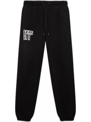 OFF WHITE MOTION ARROW CUFFED ΠΑΝΤΕΛΟΝΙ ΦΟΡΜΑΣ 44MCH057F26F003001-BLACK
