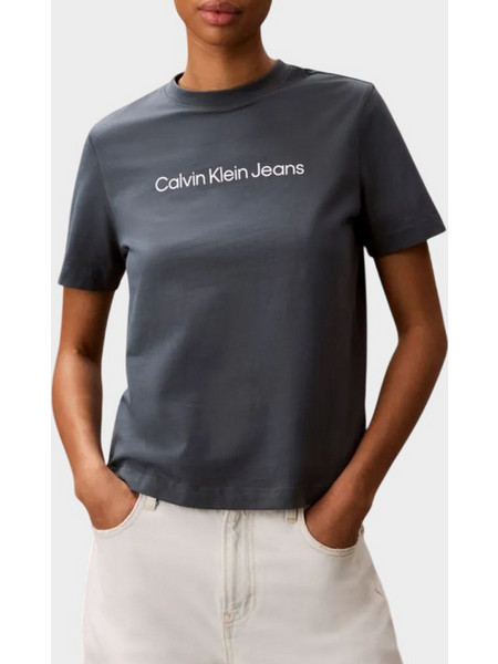 CALVIN KLEIN JEANS A- INST LOGO CLASSIC TEE SS LV047C912G-CEG DarkSlateGrey