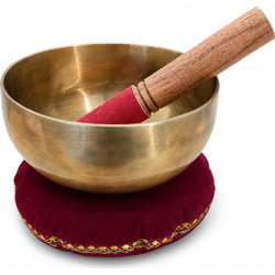 Gift Set Χειροποίητο Μπολ Διαλογισμού με Μαξιλάρι και Ραβδί 16cm (750g)